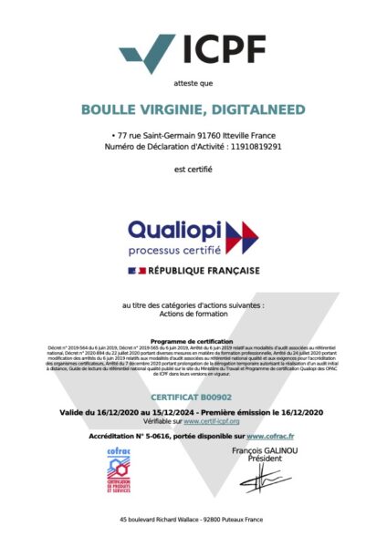 Organisme De Formation Certifi Qualiopi Centre Tosa Digitalneed