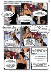 Création de la Bande dessinée "Les aventures extraordinaires de Samantha" pour LeTrader