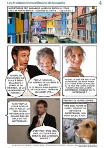Création de la Bande dessinée "Les aventures extraordinaires de Samantha" pour LeTrader
