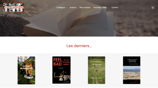 Site e-commerce WordPress et Woocommerce réalisé au cours d'une formation coachée individuelle en création de sites Web avec Digitalneed Organisme de formation Qualiopi